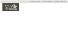 Tablet Screenshot of ambelle.com.br